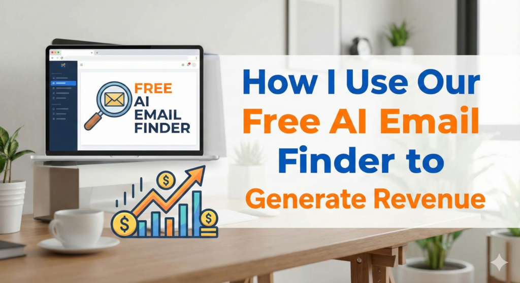 How I Use Our Free AI Email Finder to Generate Revenue