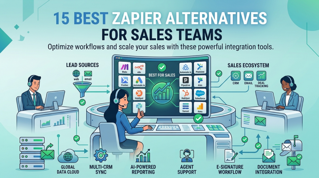 15 Best Zapier Alternatives for Sales Teams