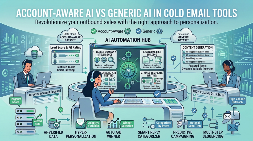 Account Aware AI vs Generic AI In Cold Email Tools