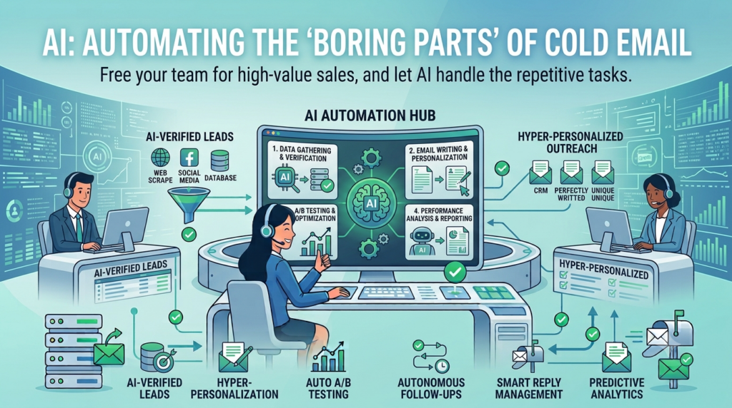 How AI Handles The Boring Parts Of Cold Email